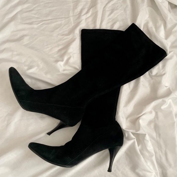 Gucci Black Suede Boots Size 8.5 - As Is, Please Read Description - Picture 2 of 14